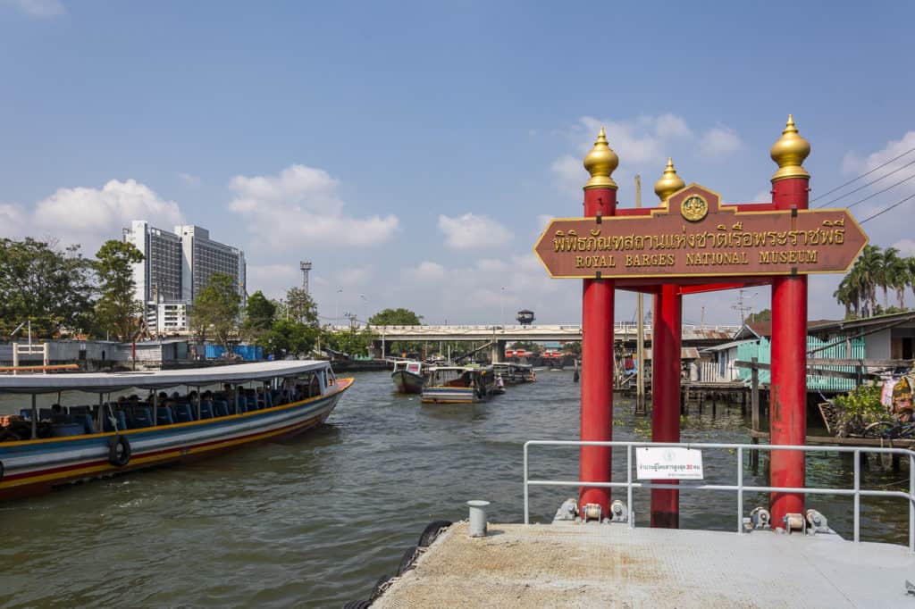 Bootsanleger am Royal Barge National Museum Bangkok - Thailand
