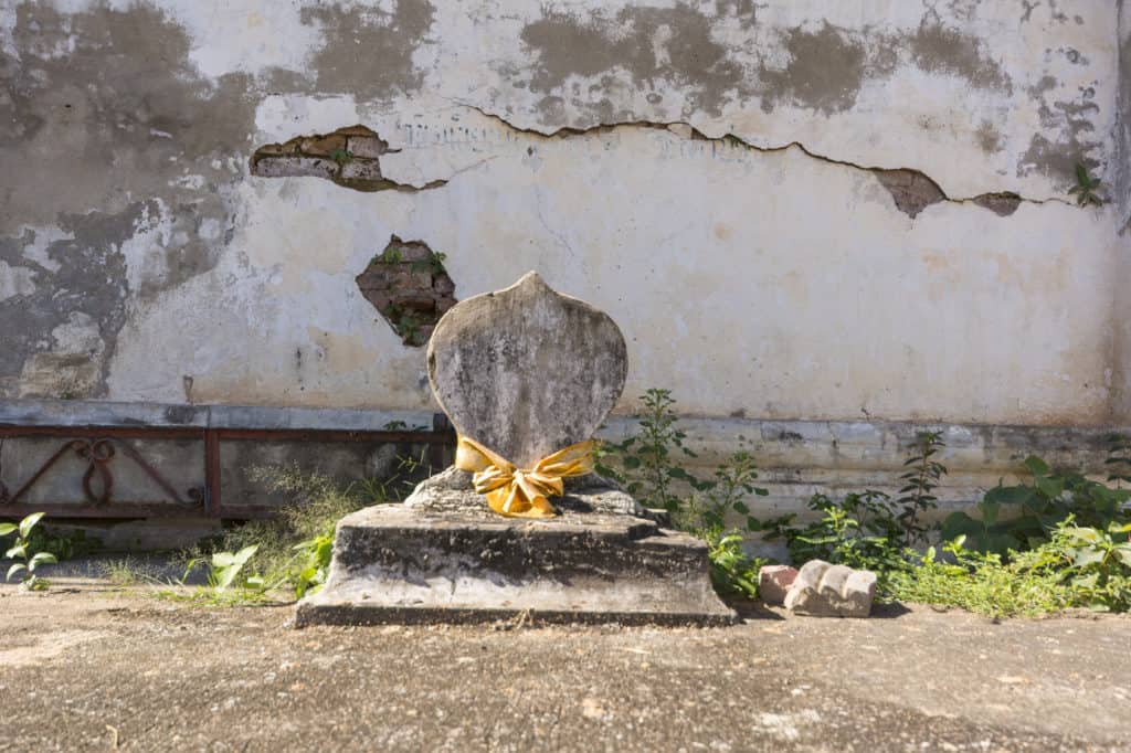 Bot Steine im Wat Trai Phum in Phetchabun