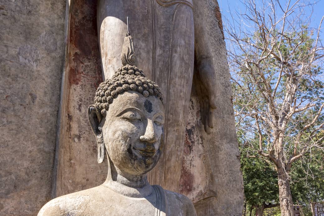 Buddha Kopf aus der Dvaravati Epoche