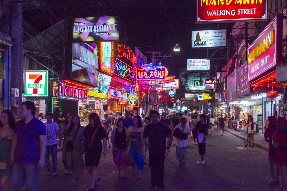 Strassenzug walking street Pattaya