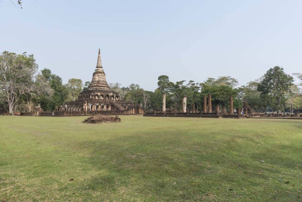 Überblick über die Anlage von Wat Chang Lom