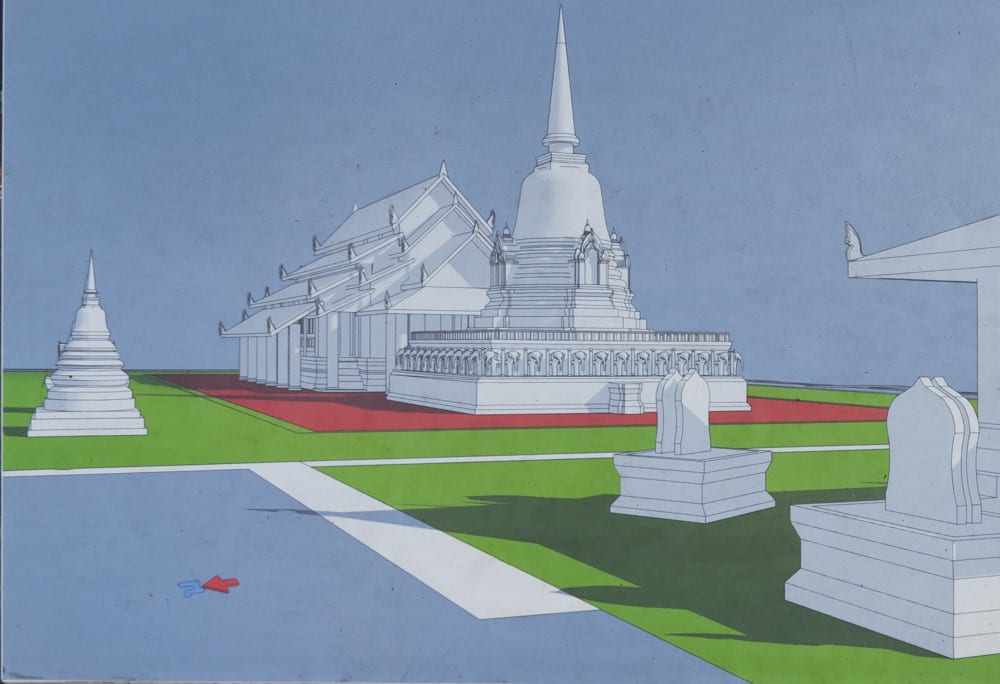 3 D Rekonstruktion von Wat Nag Phaya