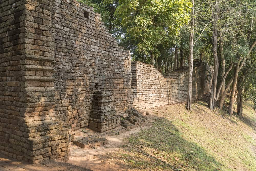 Stadtmauer der historischen Stadt Si Satchanalai