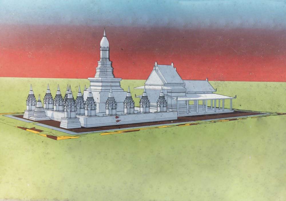 3 D Rekonstruktion vom Wat Utthayan
