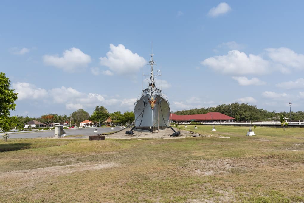 Bug der HTMS Mae Klong mit dem Garude