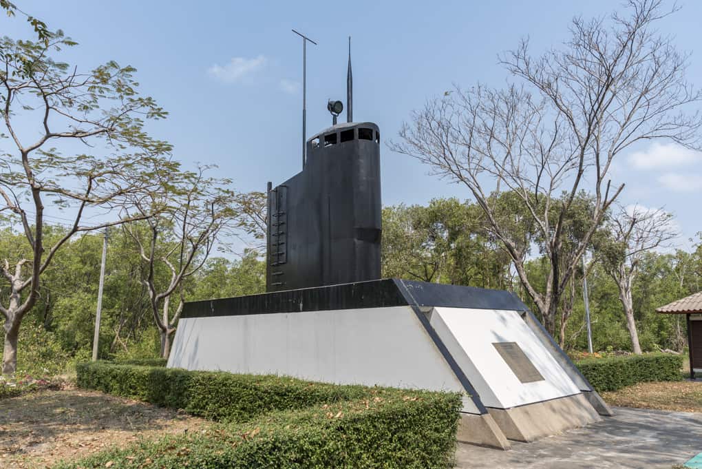 Die Turmverkleidung des U-Boots Matchanu