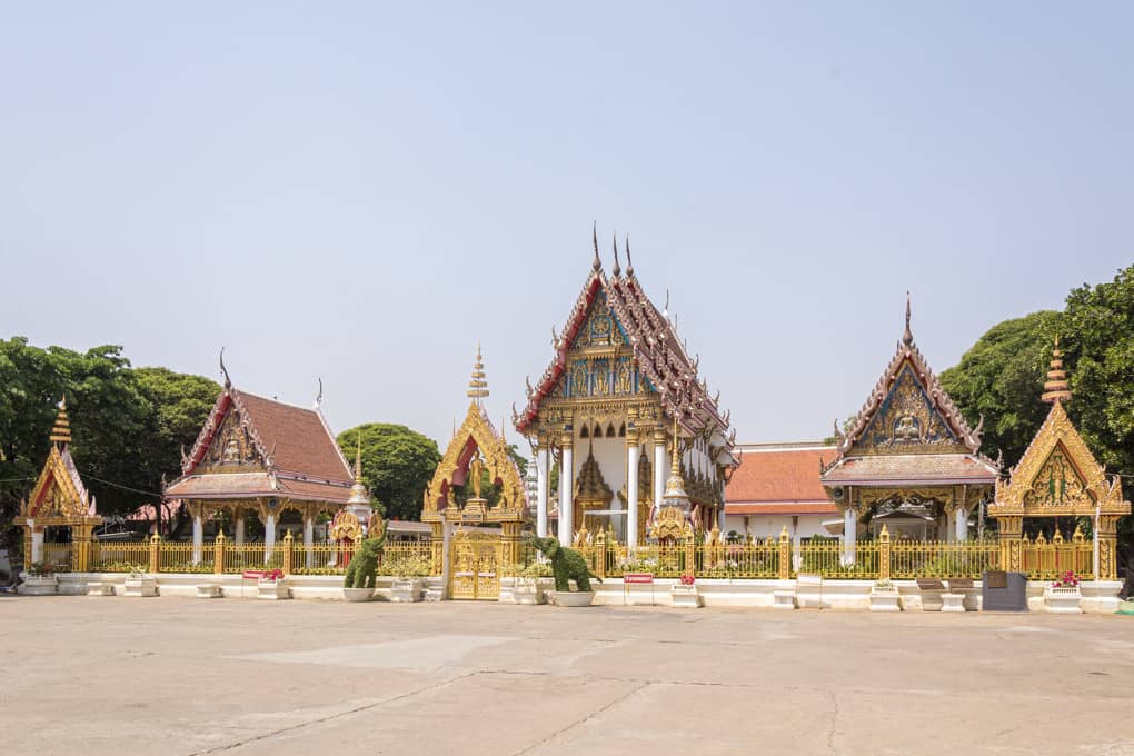 Gebäude eines thailändischen tempels