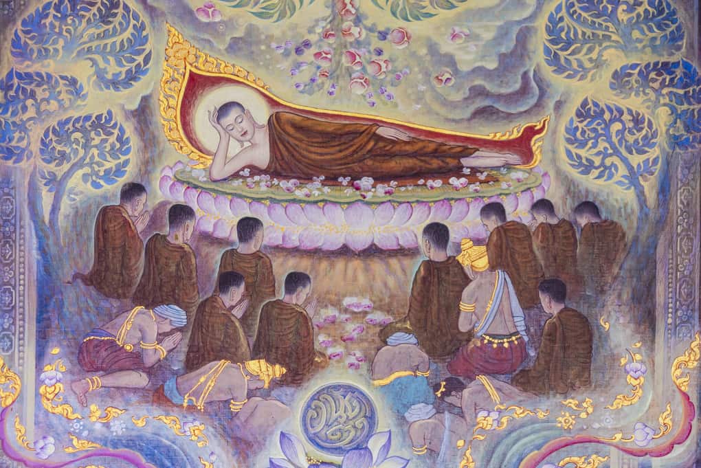Bild in der Ausstellung om Wat Yan