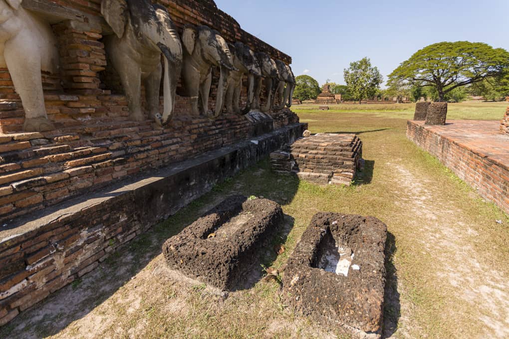 Wasserbecken die zur rituellen Waschung dienten