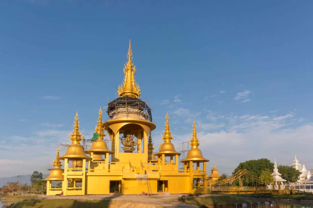 Die goldene Hall of Ganesha befindet sich noch im Bau