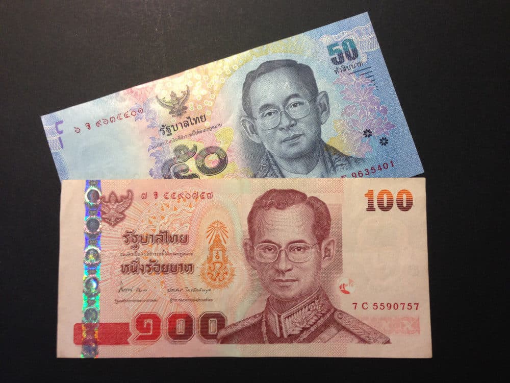 Thailändische Geldscheine - König Bhumibol Adulyadej