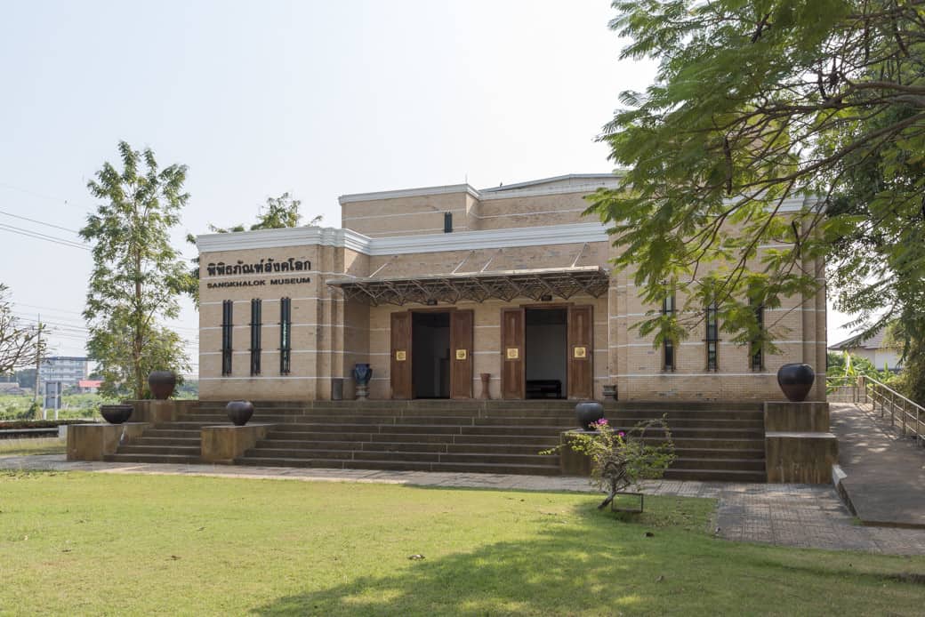 Das Gebäude des Sangkhalok Museum in Sukhothai