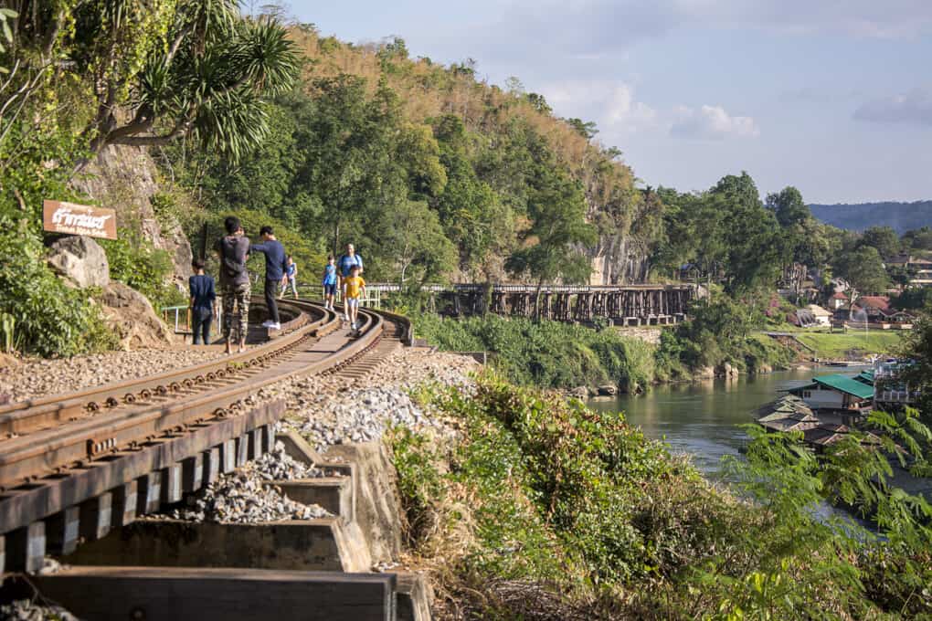 Streckenabschnitt der Todesbahn Burma - Thailand