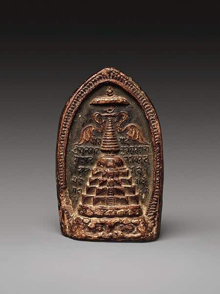 Votiv-Tafel mit Stupa-Abbildung 10. bis 11. Jahrhundert n.Chr.   Metropolitan Museum of Art, New York